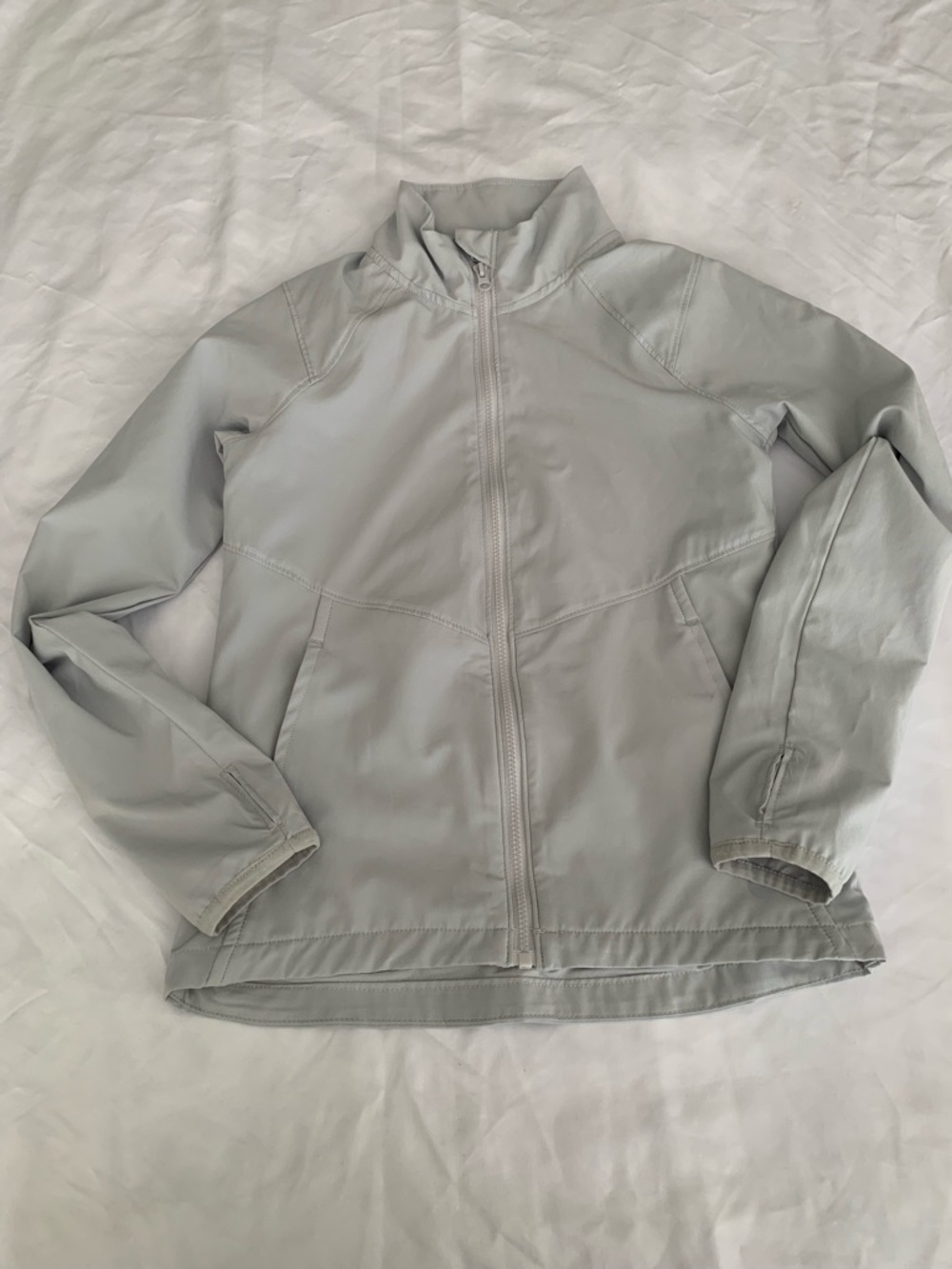 AVIA Light Gray Athletic Jacket‎  Kids 6X  Lightweight